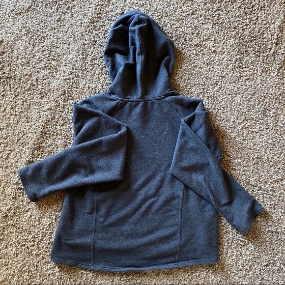 Grey Semi Crop Puma Hoodie - Small - Picture 3 of 4